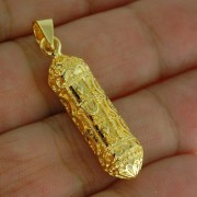 14K Gold Plated Mezuzah Pendant