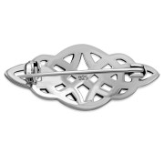 Sterling Silver Celtic Knot Brooch - br2