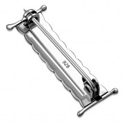 Long Celtic Knot Sterling Silver Brooch - br9