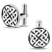 Silver Celtic Knot Cufflinks, cf16