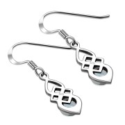 Rainbow Moonstone Celtic Silver Earrings Set - e309