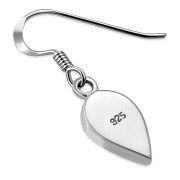  Abalone Shell Drop Sterling Silver Earrings, e319