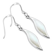 Mother of Pearl Silver Earrings, e330