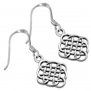  Celtic Silver Plain Earrings, ep101