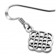  Celtic Silver Plain Earrings, ep101
