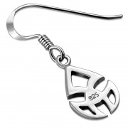 Celtic Knot Plain Trinity Earrings, ep123