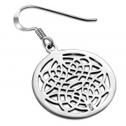 Celtic Knot Silver Earrings, Irish Jewelry, ep211