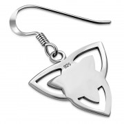 Trinity Knot Solid Silver Earrings, ep277