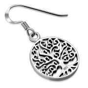 Tree of Life Sterling Silver Earrings, ep335