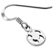 Scottish Thistle Sterling Silver Earrings - ep340