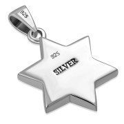 Abalone Sea Shell Star David Silver Pendant, p19