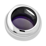 Amethyst Round Silver Pendant, p100