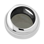 Rainbow Moonstone Round Silver Pendant, p100