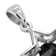 Black Onyx Star of David Pendant, p357