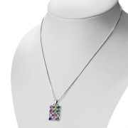 Large Hoshen Silver Pendant, p388