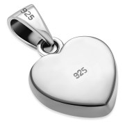 Lapiz Lazuli Heart Sterling Silver Pendant, p502