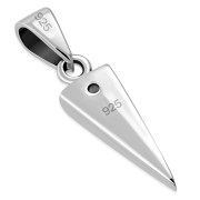 Turquoise Triangle Silver Pendant, p508