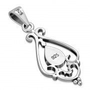 Turquoise Sterling Silver Pendant, p515