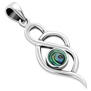 Abalone Silver Pendant, p573