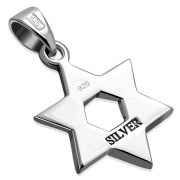 Plain Star of David Pendant, pn64