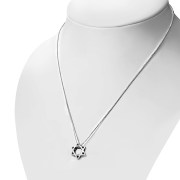 Unique Plain Star of David Pendant, pn294