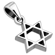 Tiny Plain Star of David Pendant, pn500