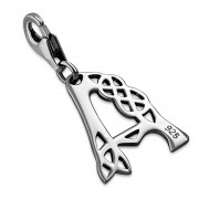 The Letter A Celtic Pandora Silver Charm Dangle, pnd544