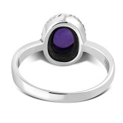 Amethyst Silver Ring, r127