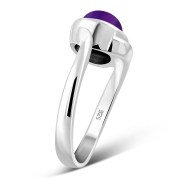 Amethyst Silver Ring, r185