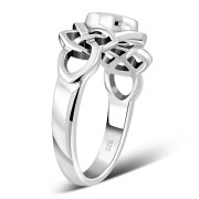 Mother of Pearl Celtic Ring