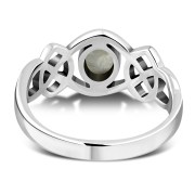 Mother of Pearl Celtic Ring
