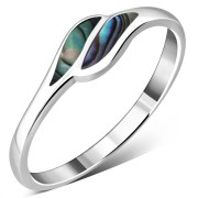 Abalone Sea Shell Ring, r475