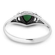 Heart Turquoise Sterling Silver Ring, r484