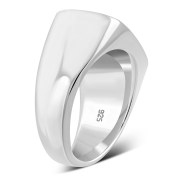 Black Onyx Stone Sterling Silver Ring, R599