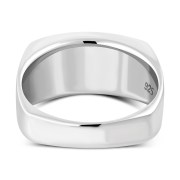 Black Onyx Stone Sterling Silver Ring, R601