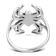 Black Onyx Spider Silver Ring, r625