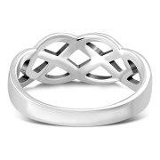Plain Celtic Knot Silver Ring, rp171