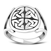Irish Celtic Knot Silver Ring, rp560