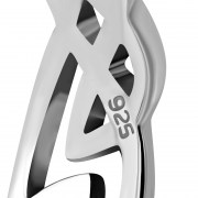 Celtic Knot Silver Band Ring, rp647