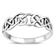 Celtic Knot Plain Ring, rp666