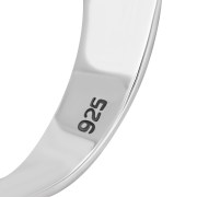 Plain Simple Celtic Trinity Knot Silver Ring, rp681