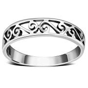 Silver Spiral Ring, rp722
