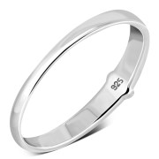 Plain Ethnic Flower Band ring, rp750