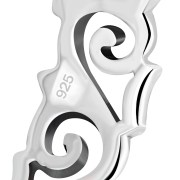 Sterling Silver Waves Ring, rp754