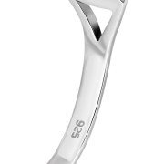 Plain Light Celtic Knot Silver Ring, rp797