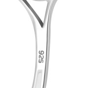 Delicate Celtic Knot Claddagh Silver Ring, rp810