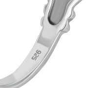 Irish Claddagh Plain Silver Ring, rp815