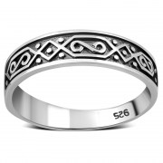 Sterling Silver Band Ring, rp837