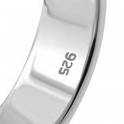 Star of David Sterling Silver Band Ring, rp894