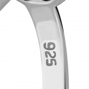 Delicate Plain Silver Celtic Knot Ring, RPK029